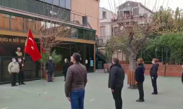 11 Ocak 2021 Bayrak Töreni