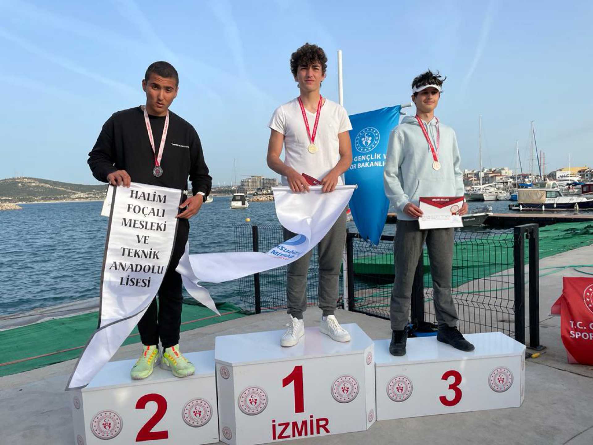Yelken Okul Sporları İl Üçüncülüğü