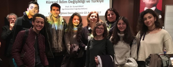Küresel İklim Değişikliği ve Türkiye konulu  konferansa katıldık.
