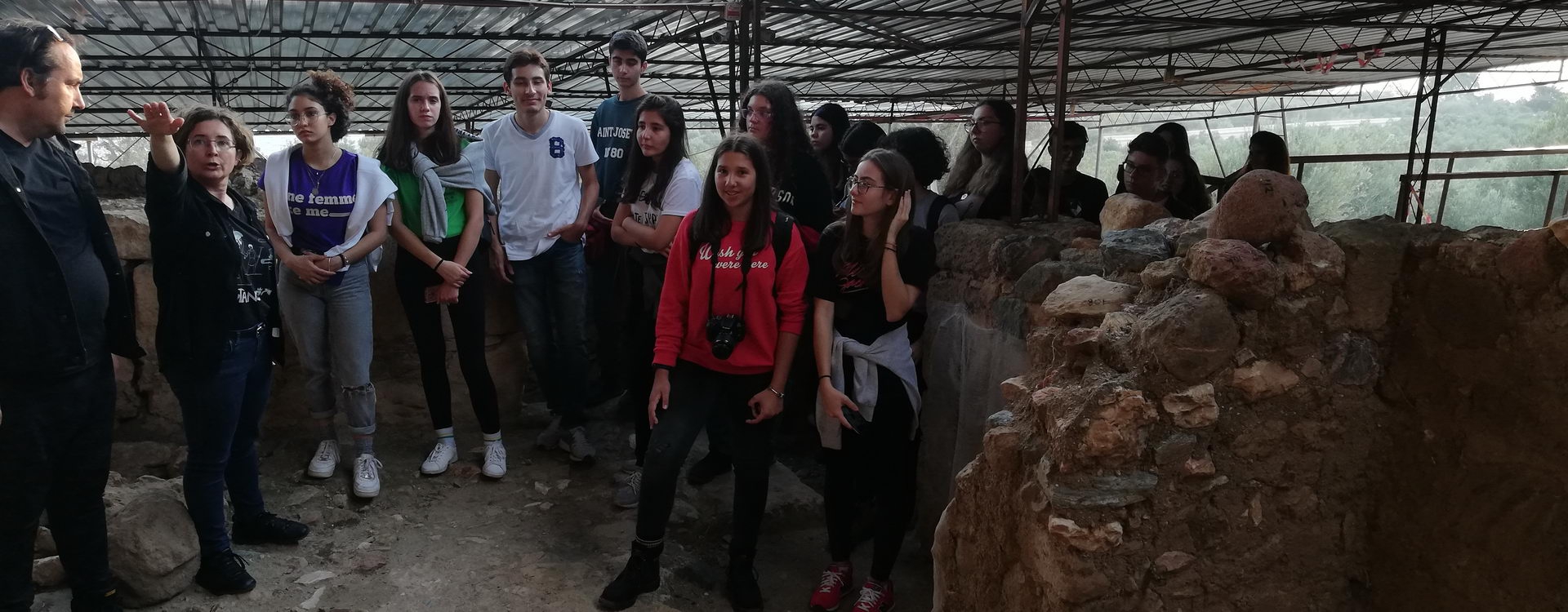 İzmir Saint-Joseph Fransız Lisesi öğrencileri, Unesco Aspnet Programı kapsamındaki projesi ile Troialı Aeneas&#039;ın izini sürüyor